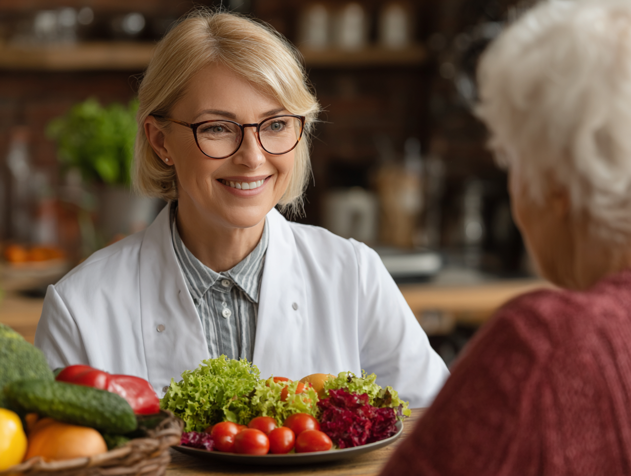 Boldog család együtt főz az egészséges konyhában